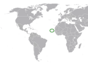 Cape Verdes on map