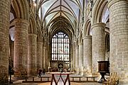 Cathedral Church of St Peter and the Holy and Indivisible Trinity, Nave from the East Gloucester 1245952 20230819 0320