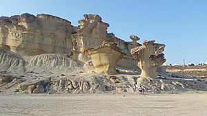 Ciudad Encantada de Bolnuevo, 28 July 2015, Bolnuevo, Spain