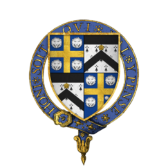 Coat of arms of Sir William Kingston, KG.png