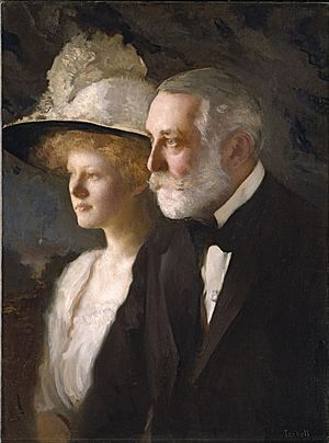Edmund Charles Tarbell - Henry Clay and Helen Frick - Google Art Project