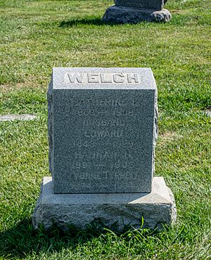 Edward Welsh grave section 8 - Mt Olivet - Washington DC - 2014