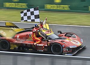 Ferrari 499P No.50 - 24 Heures du Mans 2024 Winner - Chequered Flag (3)