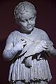 Fethiye museum Girl with bird 2nd century in 2016 7042