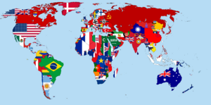 Flag-map of the world (1942)