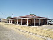 Fort Yuma, Cal.-Fort Yuma Old Barracks.-1870- in California