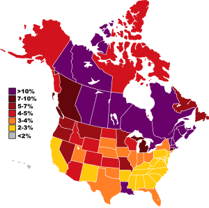 French ancestry in the USA and Canada.svg