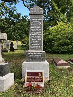 Funeral monument John Joseph Abbott