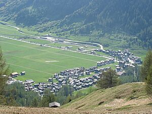 Goms, Oberwald, View on Oberwald