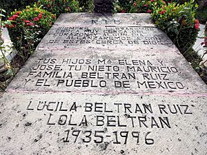 Grave of Lola Beltrán