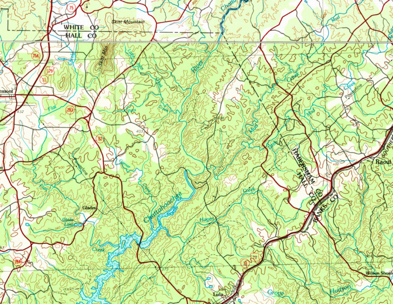 HUC 031300010304 topographic mapf