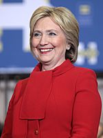 Photographic portrait of Hillary Clinton