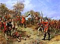 Hillingford - George II at the Battle of Dettingen