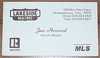 Jan Howard--Real State Card
