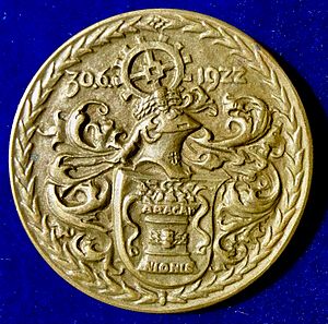 Johannes Reuchlin 400th Anniversary of his Death 1522 Medal 1922, reverse