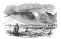 Lahaina from the Anchorage by Lossing-Barritt