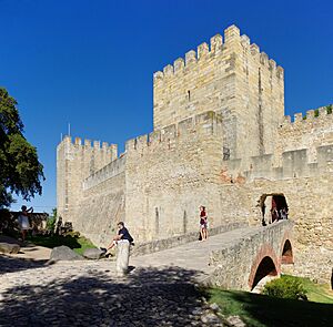 Lisbon Castelo de São Jorge BW 2018-10-03 11-13-09