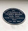 Little Tich blue plaque, Cudham