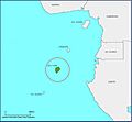 Locator map of São Tomé in São Tomé & Príncipe