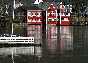 Lowell's Boat Shop on the Merrimack River