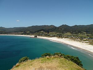 Medlands Beach, seen from the Sugar Loaf hill