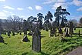 Monmouth Cemetery - Looking towards the Town from near the top