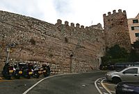 Moorish wall and tower Gibraltar
