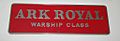 NRM D601 Ark Royal nameplate
