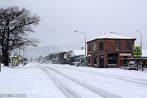 New Zealand blizzard, 2011