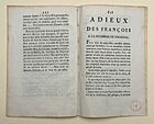 Pamphlet - Adieux de Madame la Duchesse de Polignac - 1789 - Text