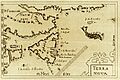 Pierre Bertius map excerpt 1606 including Y de Fogo