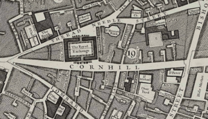 Rocque Map 1746 Cornhill
