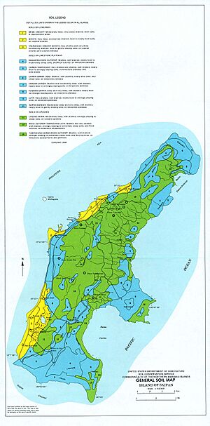 Saipan soil map, 1988