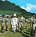 Seychelles Governor inspection 1972