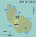 Sint Eustatius travel map