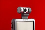Sony PEGA-MSC1 connected to the Sony Clié PEG-SJ20