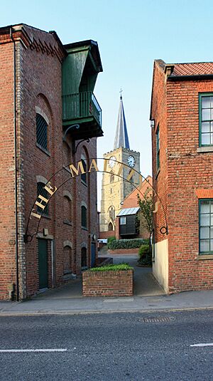 St Leonards through the Maltings - geograph.org.uk - 1271492