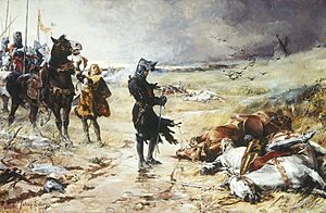 The Black Prince at Crécy