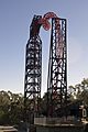 The BuzzSaw viewed from the entrance to Dreamworld.