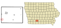 Location of Kent, Iowa