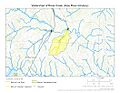 Watershed of Rose Creek (Haw River tributary)