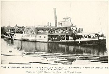 Wellington R. Burt steamer 1887