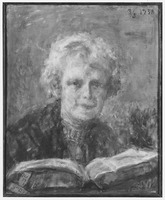 Wilhelmina Bredberg, 1857-1943, konstnär, grafiker, gift med 1. registrator Vilhelm Swalin, 2 - Nationalmuseum - 40129