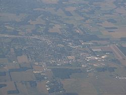 Aerial view of Willard, September 2012