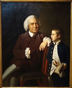 William Vassall and His Son Leonard, view 1, by John Singleton Copley, c. 1771, oil on canvas - De Young Museum - DSC01218