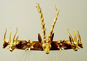 18th dynasty pharaonic crown by John Campana