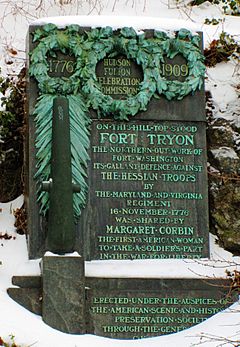 2015 Fort Tryon Park Margaret Corbin memorial