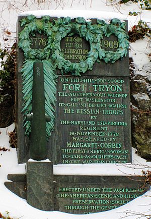2015 Fort Tryon Park Margaret Corbin memorial.jpg