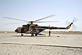 Afghan Mi-17 on the ramp in Shindand-2011
