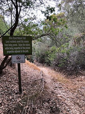 Allen Trail head, Mission Hills, San Diego
